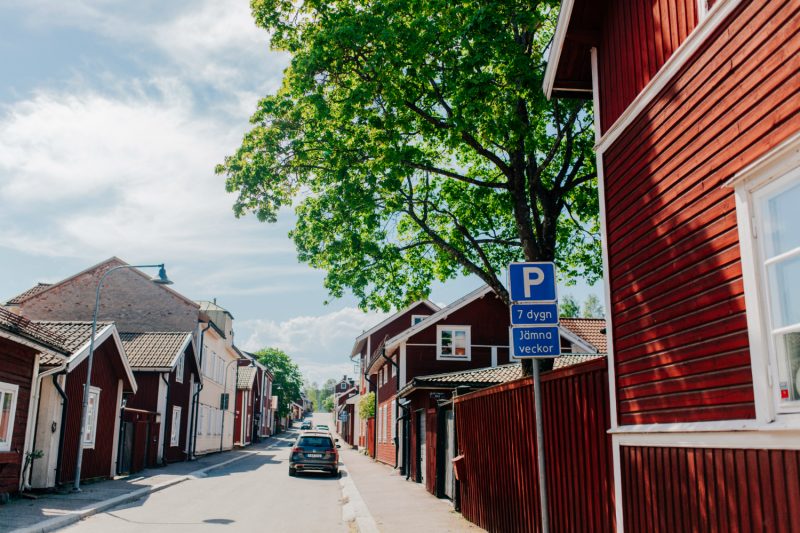 Gata med parkering på jämna veckor