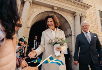 Kungen och drottningen på besök i Kalmar. Foto: Clément Morin/Kungl. Hovstaterna